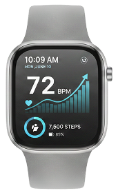 Smartwatch met fitnessgegevens